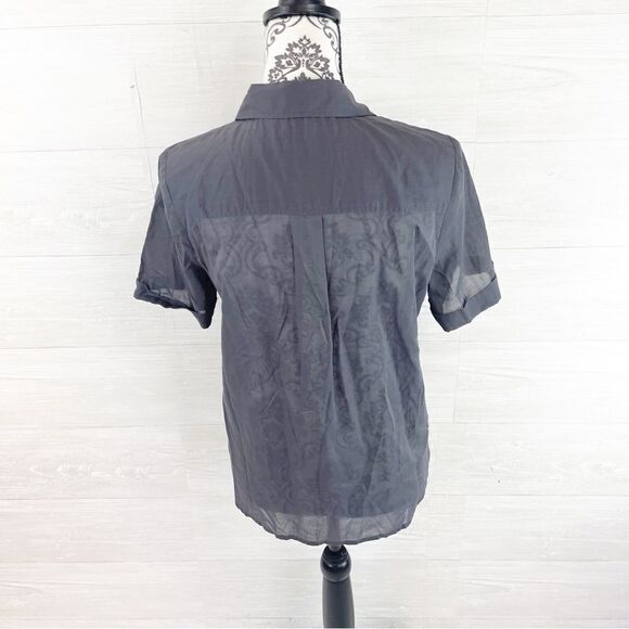 Faherty The Uptown Relaxed Fit Cotton Popover Top - Picture 5 of 8